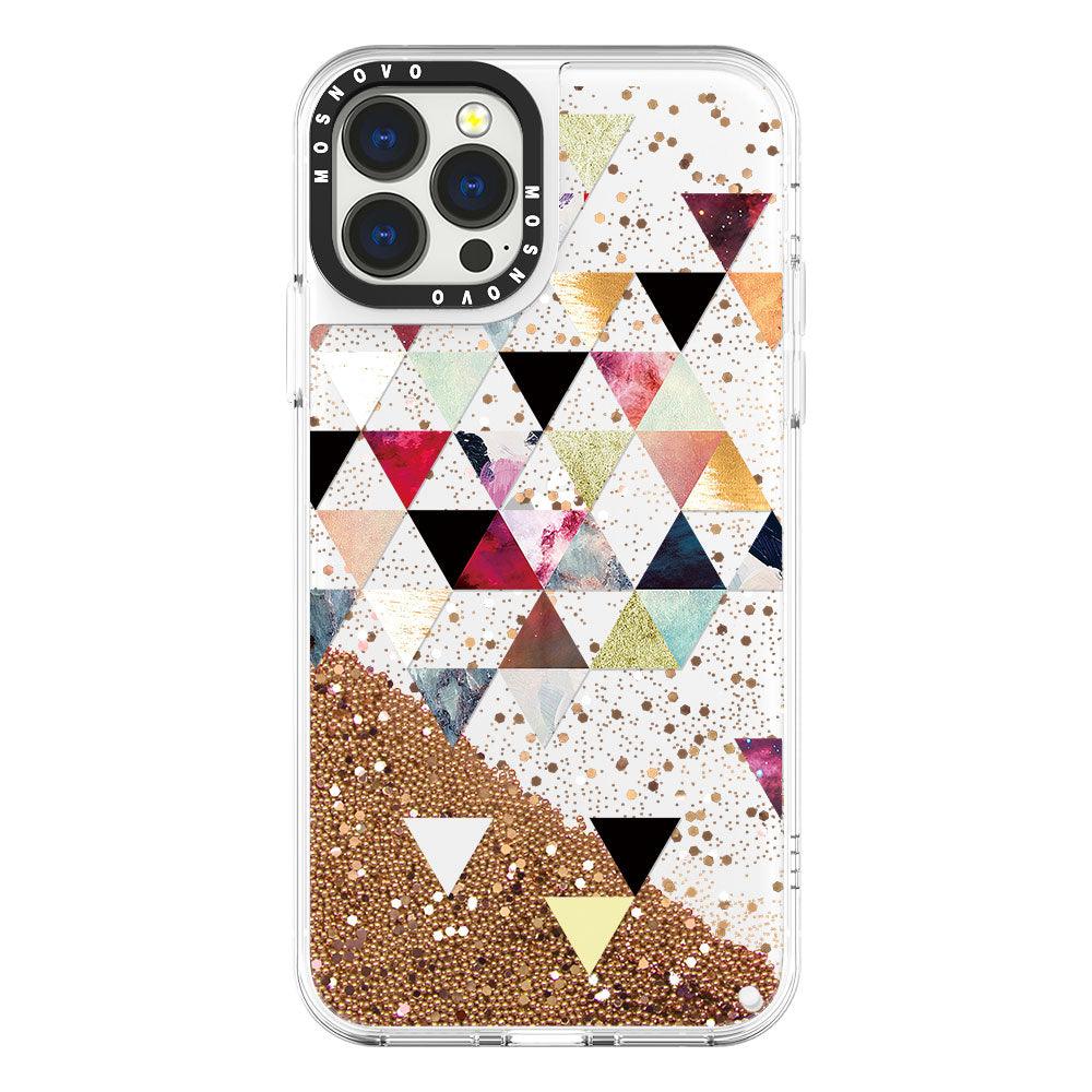 Fashion Marble Elements Glitter Phone Case - iPhone 13 Pro Max Case