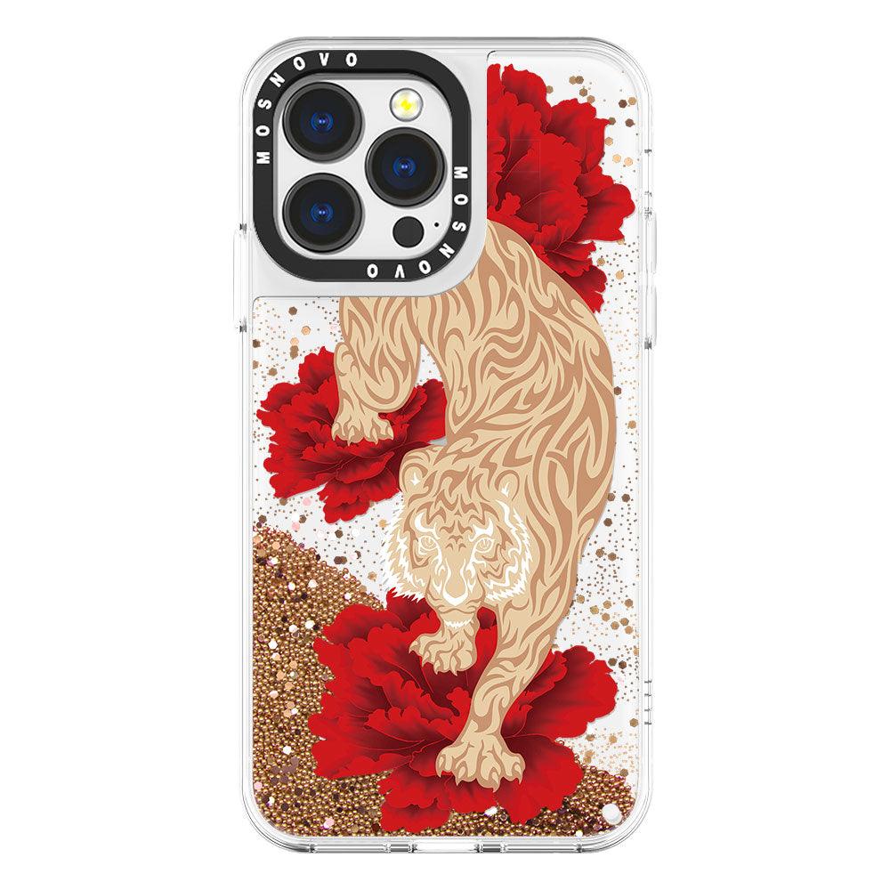 Tiger Glitter Phone Case - iPhone 13 Pro Case