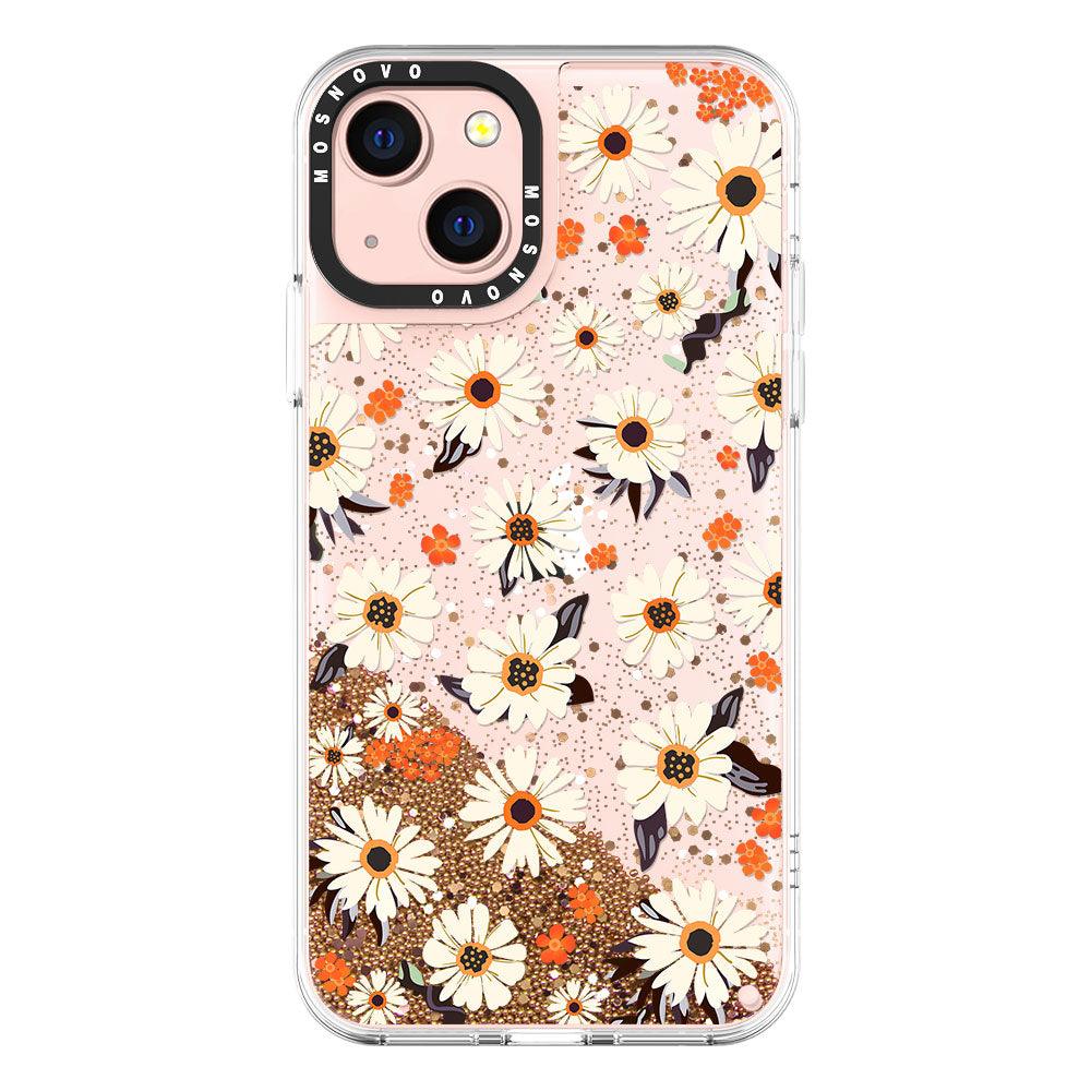 Spring Daisy Glitter Phone Case - iPhone 13 Case