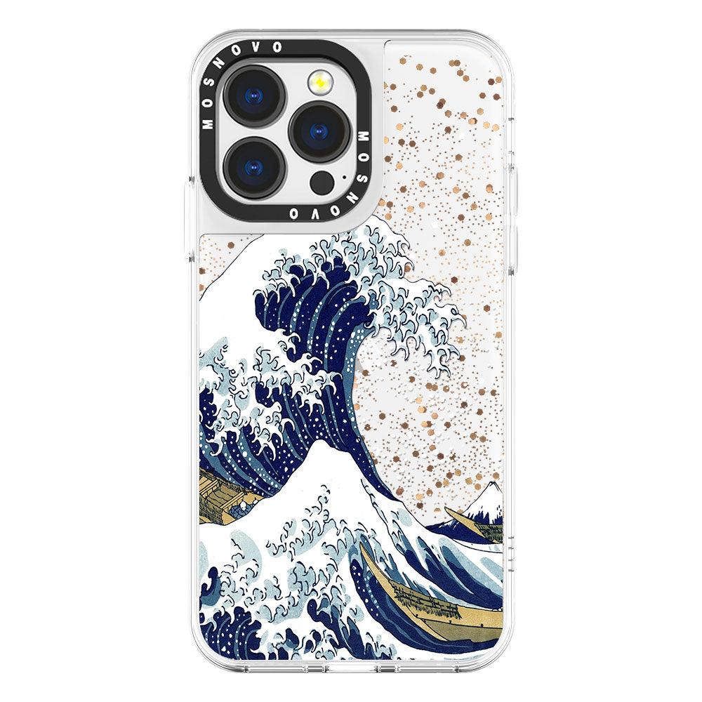 Tokyo Wave Glitter Phone Case - iPhone 13 Pro Case