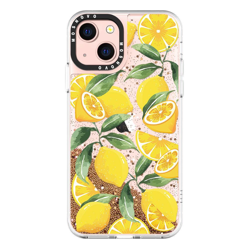 Lemon Glitter Phone Case - iPhone 13 Case