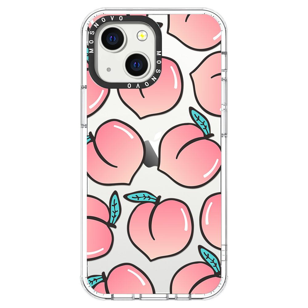 Cute Peach Phone Case - iPhone 13 Mini Case