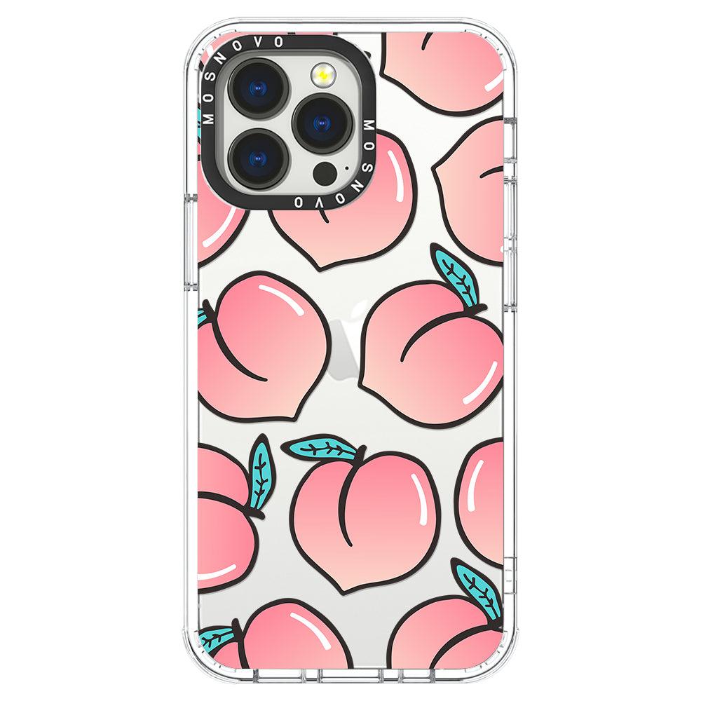 Cute Peach Phone Case - iPhone 13 Pro Case