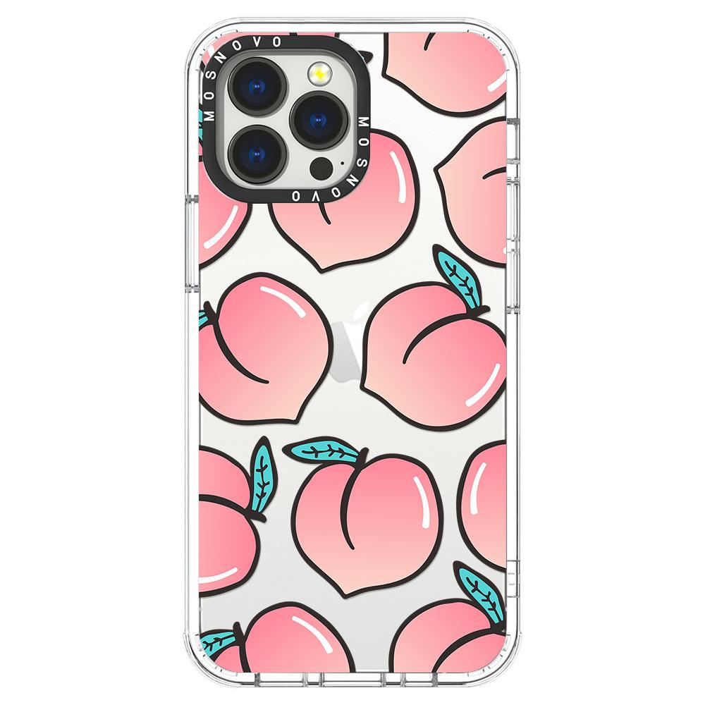 Cute Peach Phone Case - iPhone 13 Pro Max Case