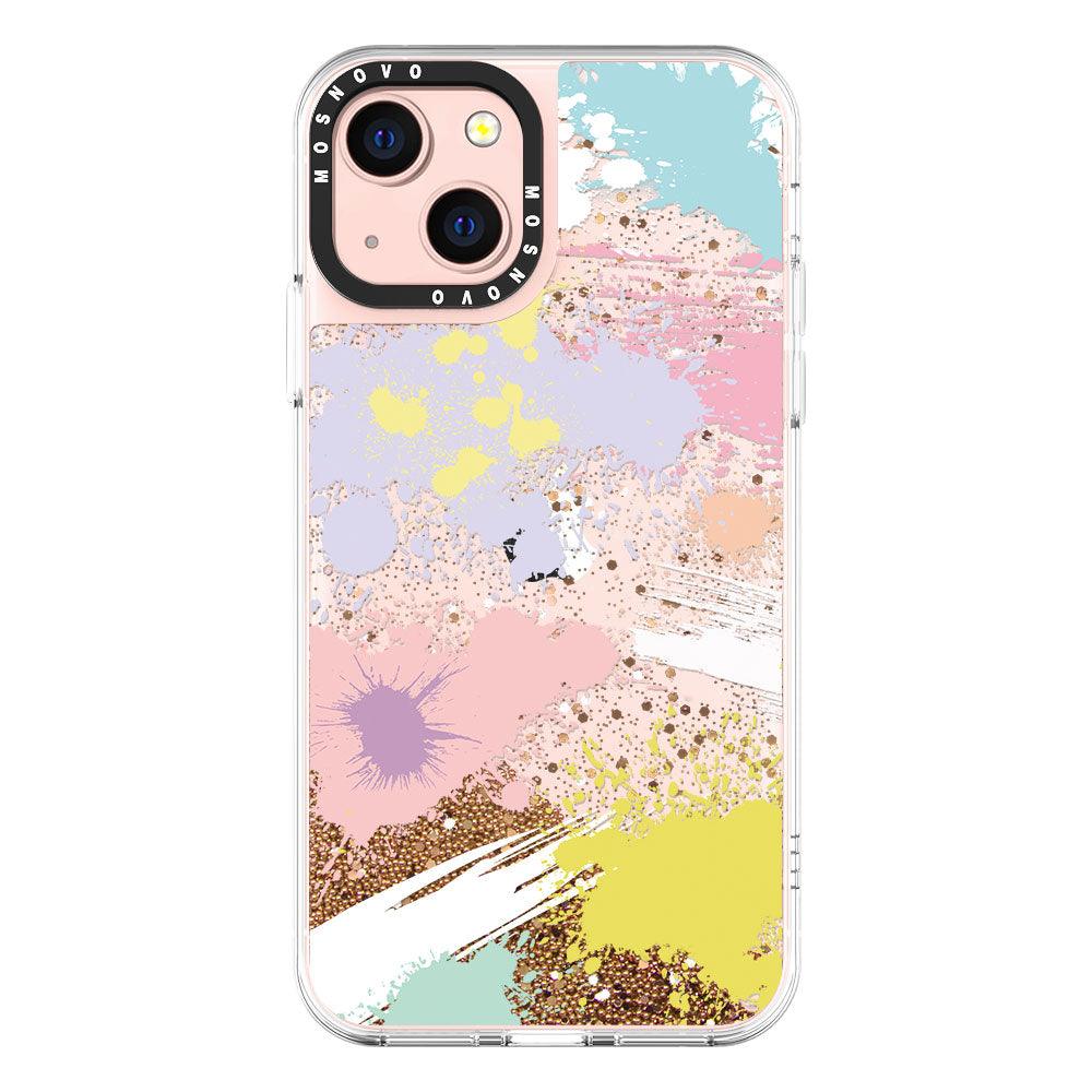 Splash Of Paint Glitter Phone Case - iPhone 13 Case