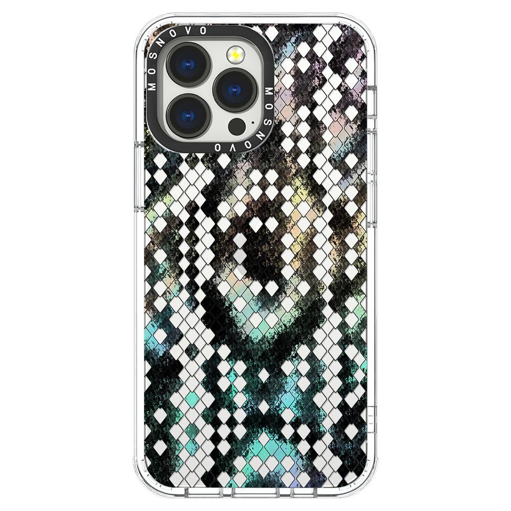 Rainbow Snake Print Phone Case - iPhone 13 Pro Case