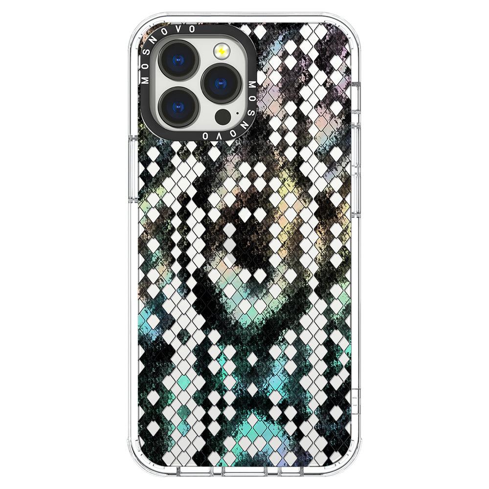 Rainbow Snake Print Phone Case - iPhone 13 Pro Max Case