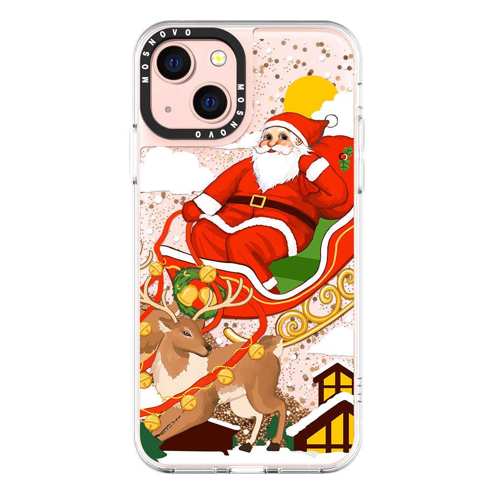 Santa Claus Glitter Phone Case - iPhone 13 Case