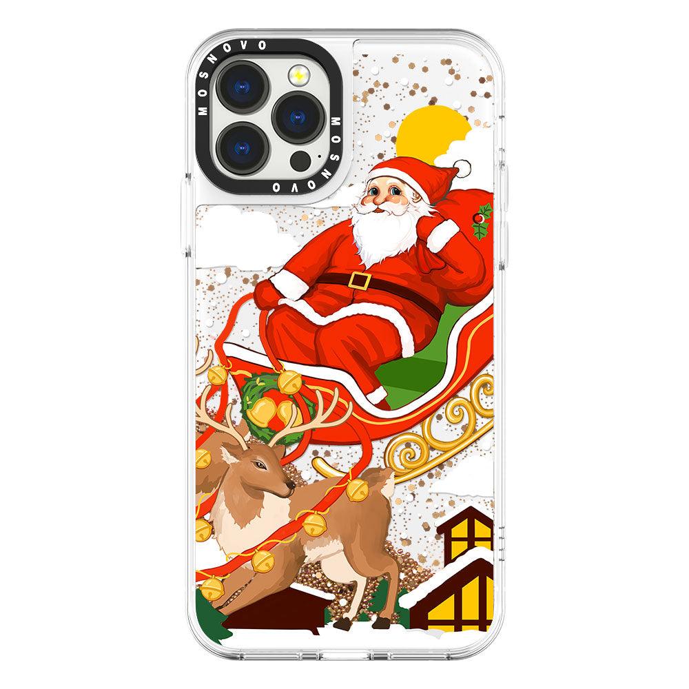 Santa Claus Glitter Phone Case - iPhone 13 Pro Max Case