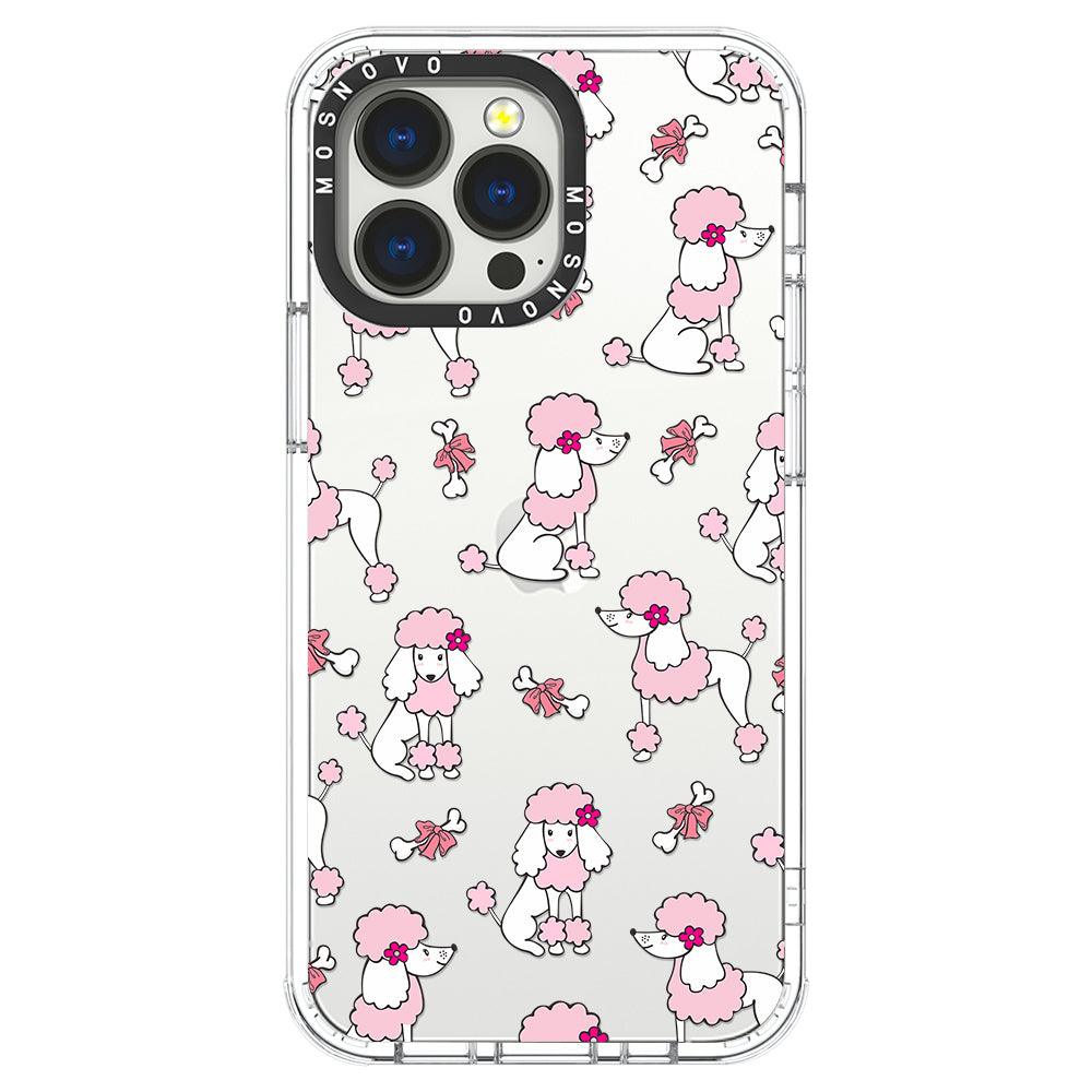 Pink Poodle Phone Case - iPhone 13 Pro Case