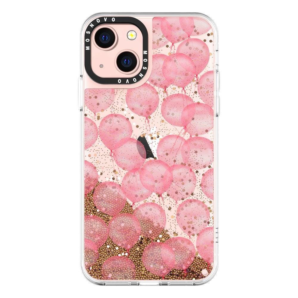 Ballons Glitter Phone Case - iPhone 13 Case