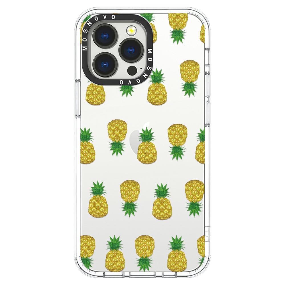 Cute Hawaiian Pineapple Phone Case - iPhone 13 Pro Case