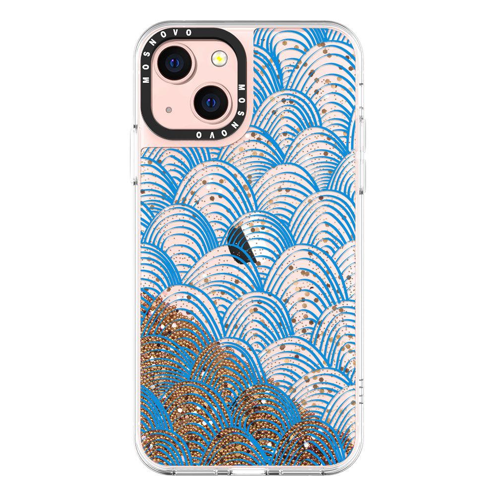 Wavy Wave Glitter Phone Case - iPhone 13 Case