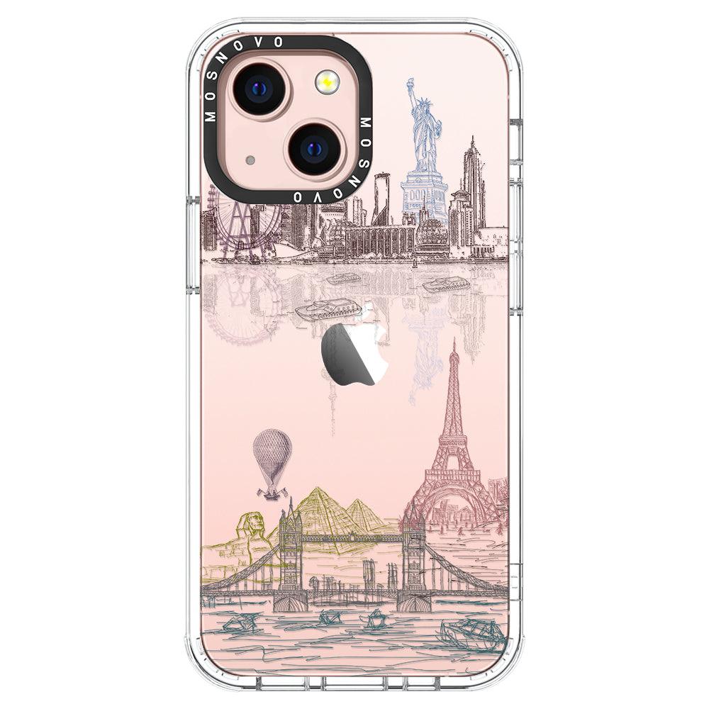 World Landscape Phone Case - iPhone 13 Mini Case