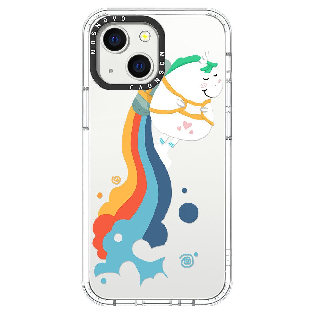 Rainbow Unicorn Phone Case - iPhone 13 Mini Case