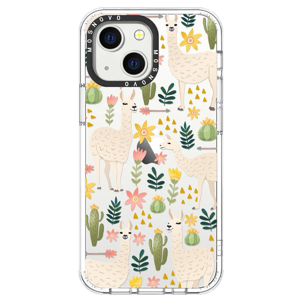 Desert Llama Phone Case - iPhone 13 Mini Case