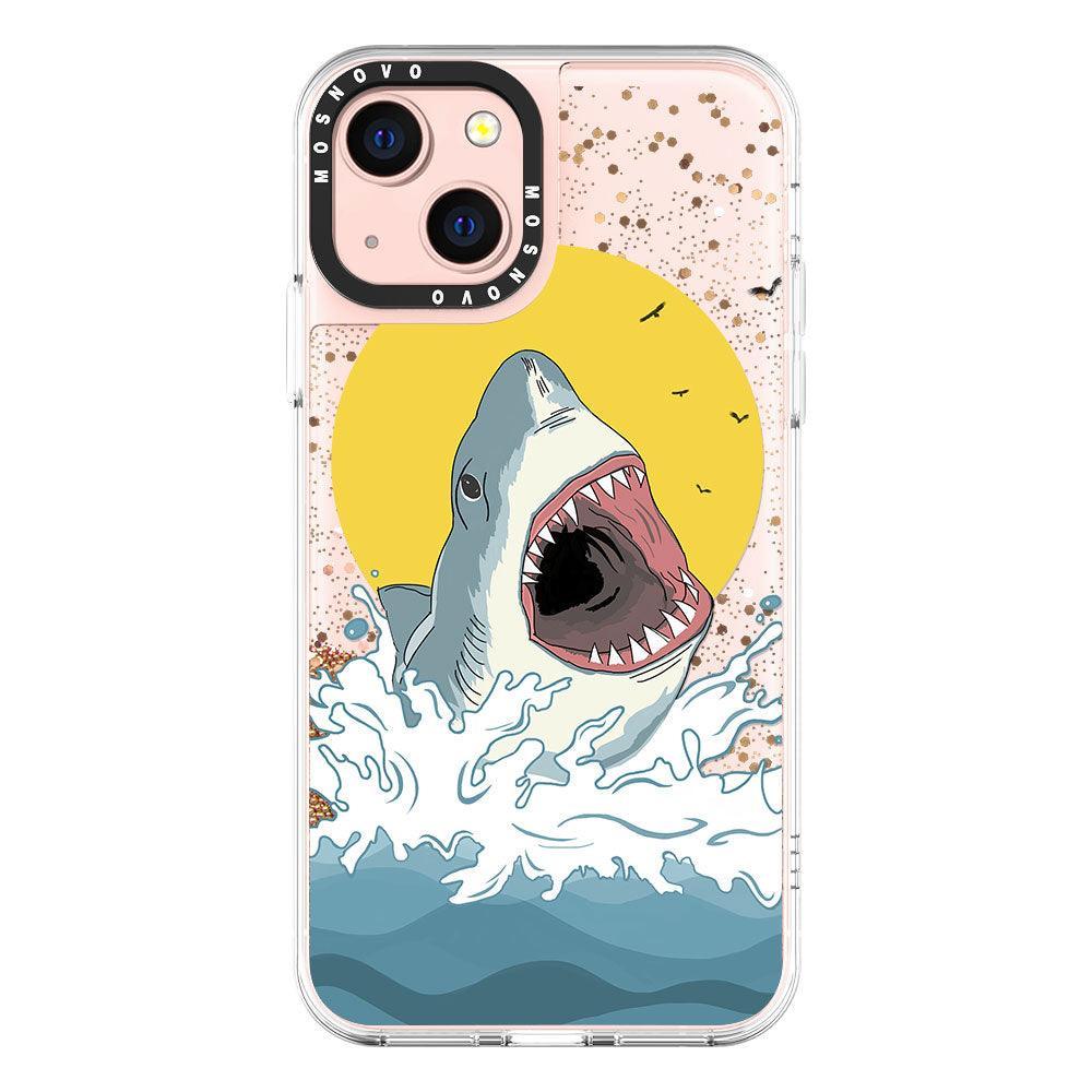 Shark Glitter Phone Case - iPhone 13 Case