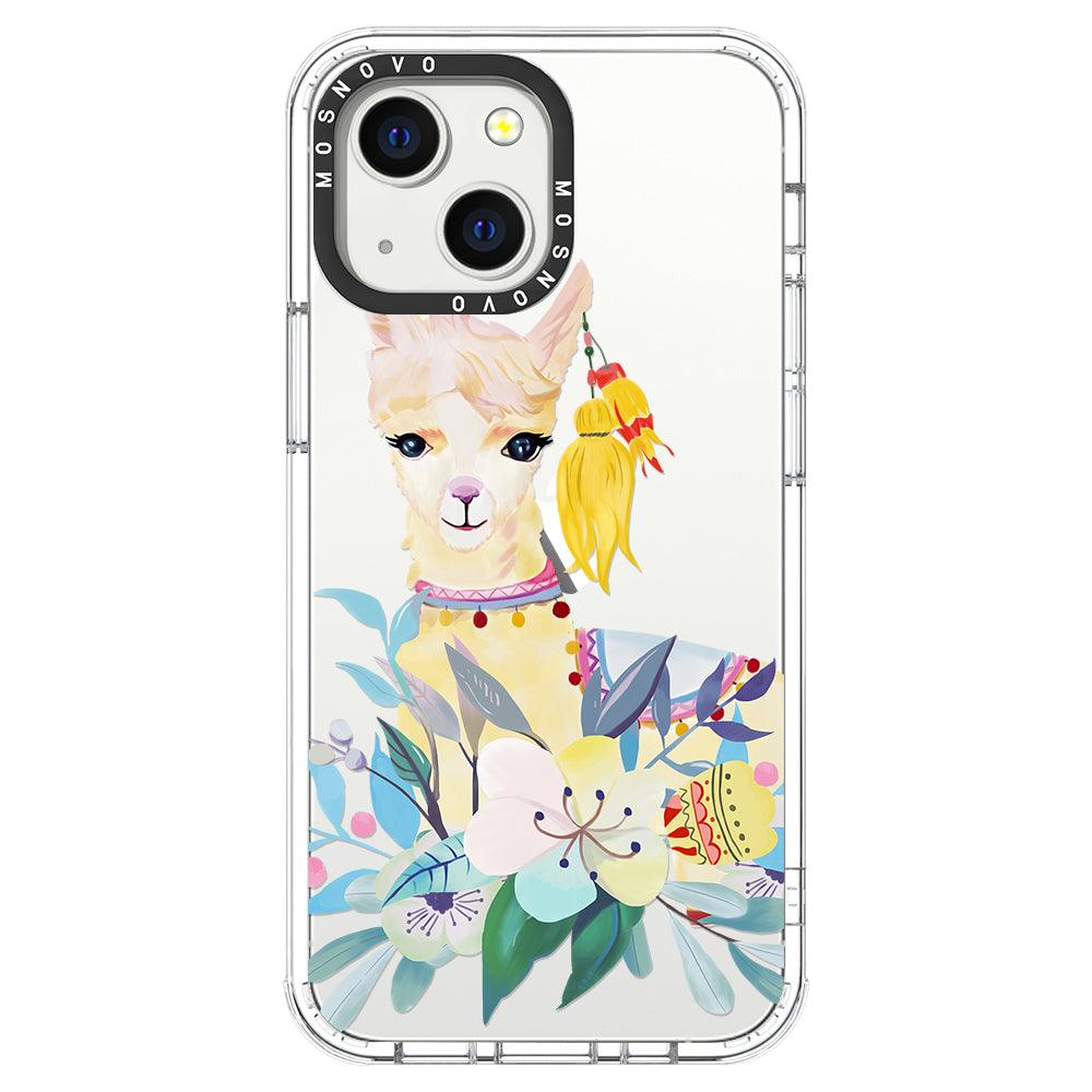 Boho Llama Phone Case - iPhone 13 Mini Case