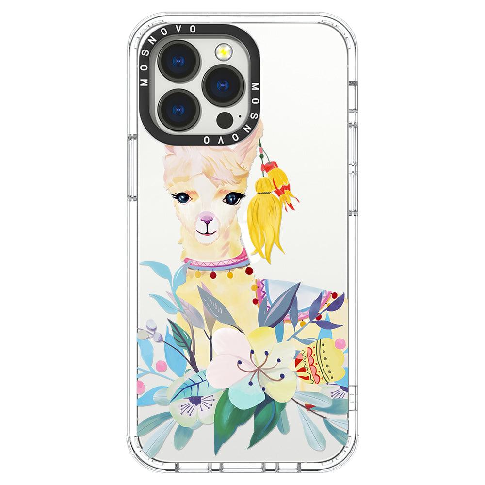 Boho Llama Phone Case - iPhone 13 Pro Case