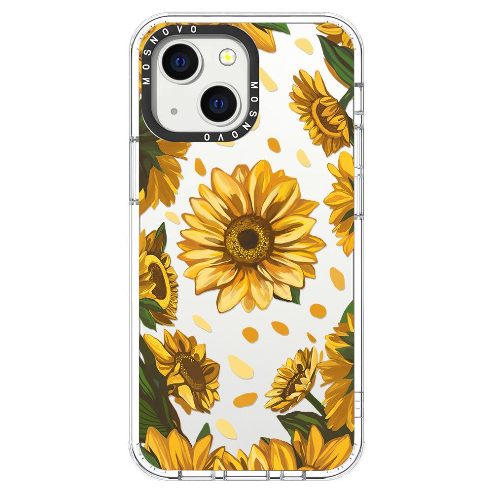 Sunflower Garden Phone Case - iPhone 13 Mini Case