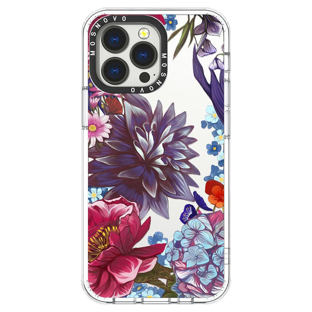 Lilac Floral Phone Case - iPhone 13 Pro Case