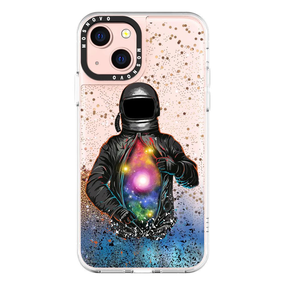 Galaxy Astronaut Glitter Phone Case - iPhone 13 Case