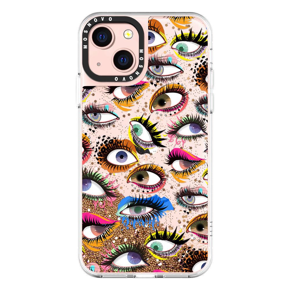 Eyes Glitter Phone Case - iPhone 13 Case