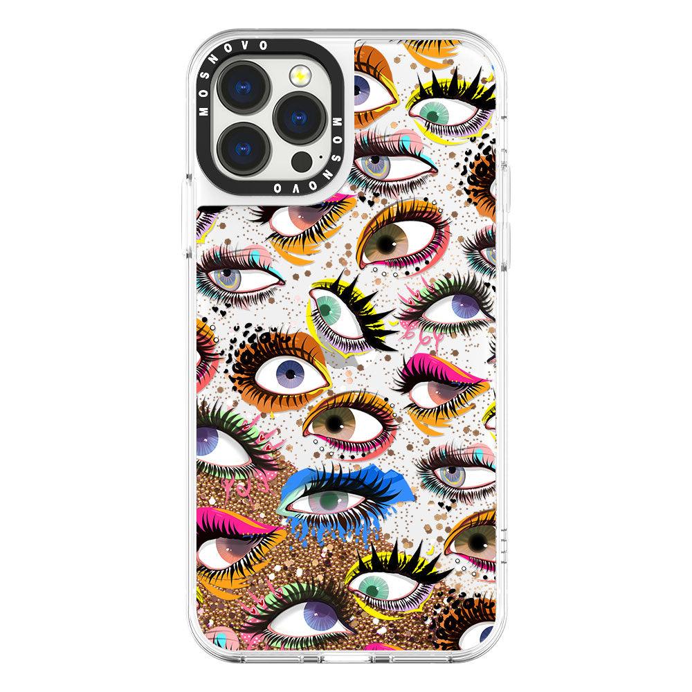 Eyes Glitter Phone Case - iPhone 13 Pro Max Case