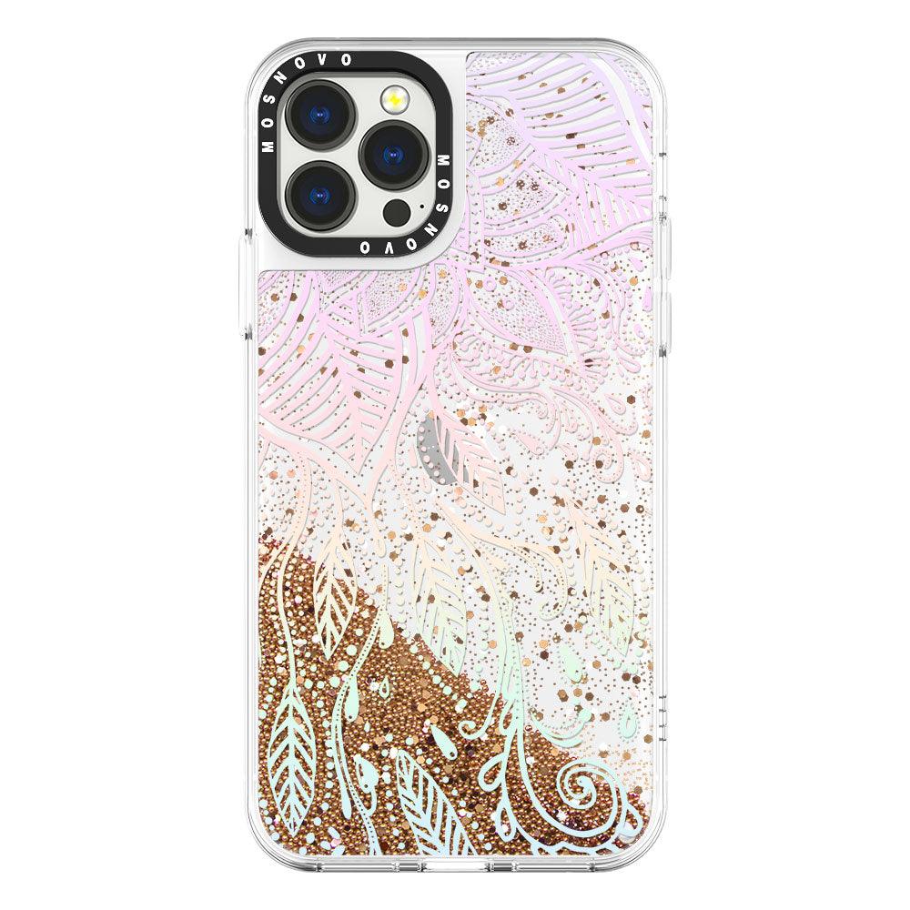 Dreamy Henna Glitter Phone Case - iPhone 13 Pro Max Case