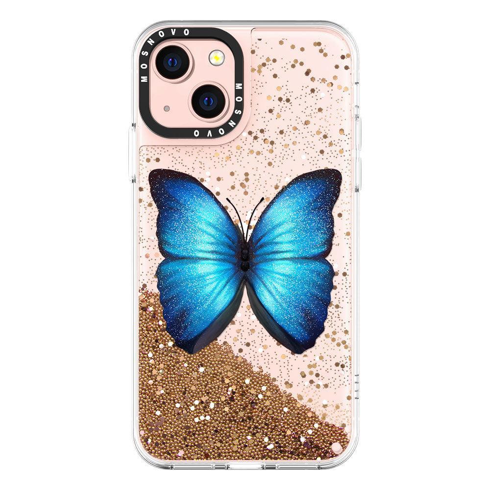 Shimmering Butterfly Glitter Phone Case - iPhone 13 Case