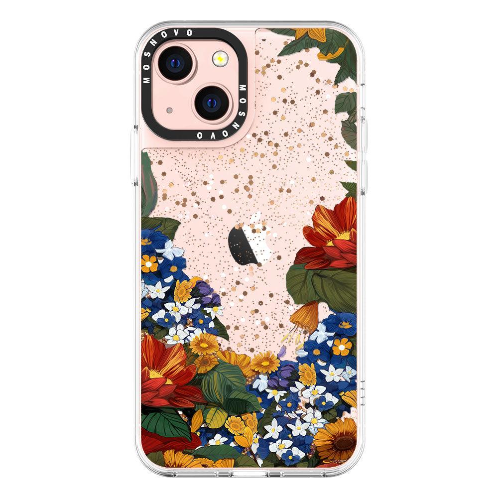 Summer Garden Glitter Phone Case - iPhone 13 Case