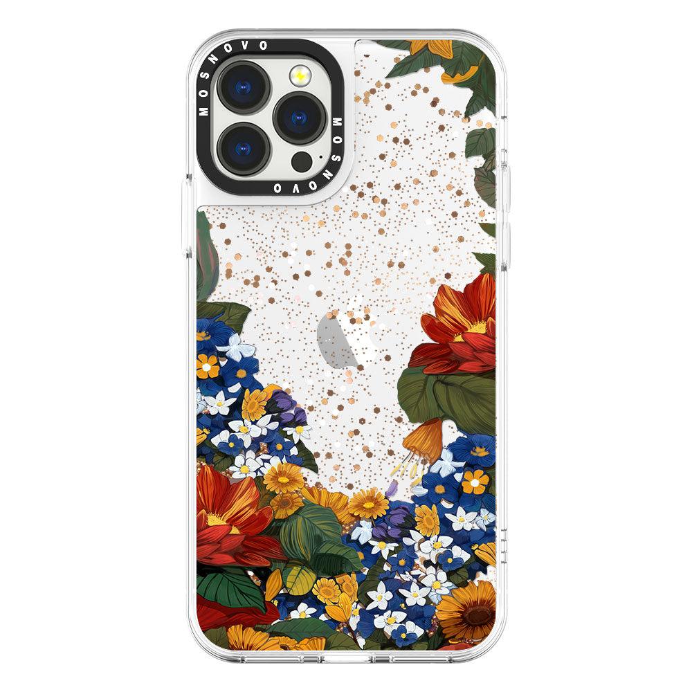 Summer Garden Glitter Phone Case - iPhone 13 Pro Max Case