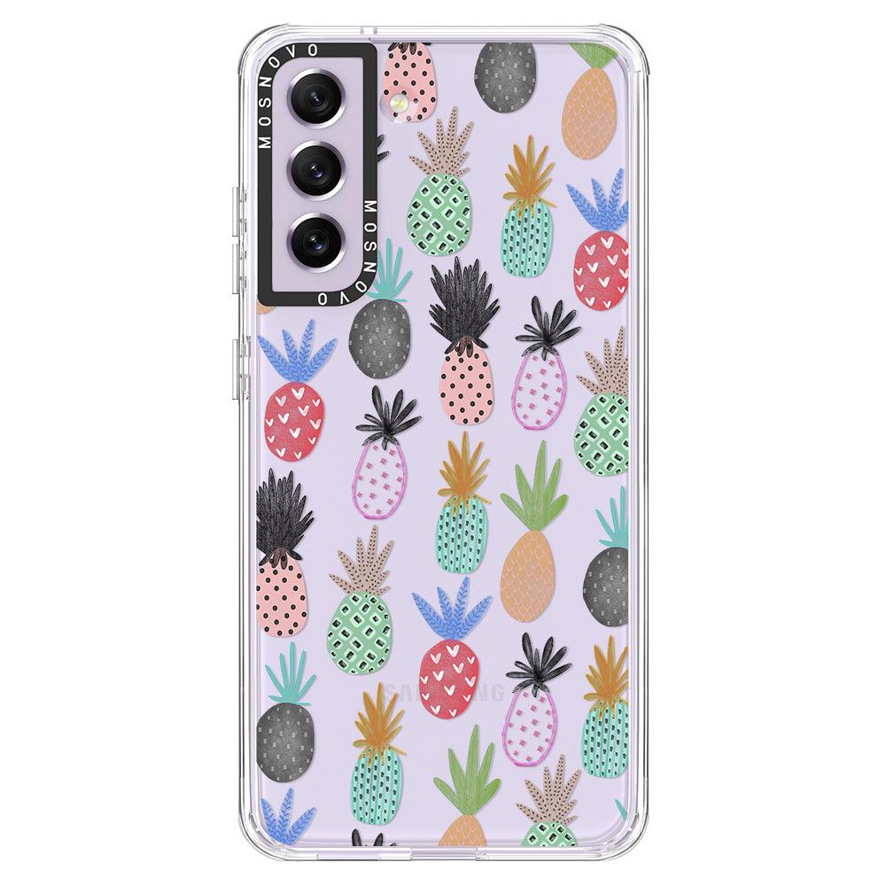 Cute Pineapple Phone Case - Samsung Galaxy S21 FE Case