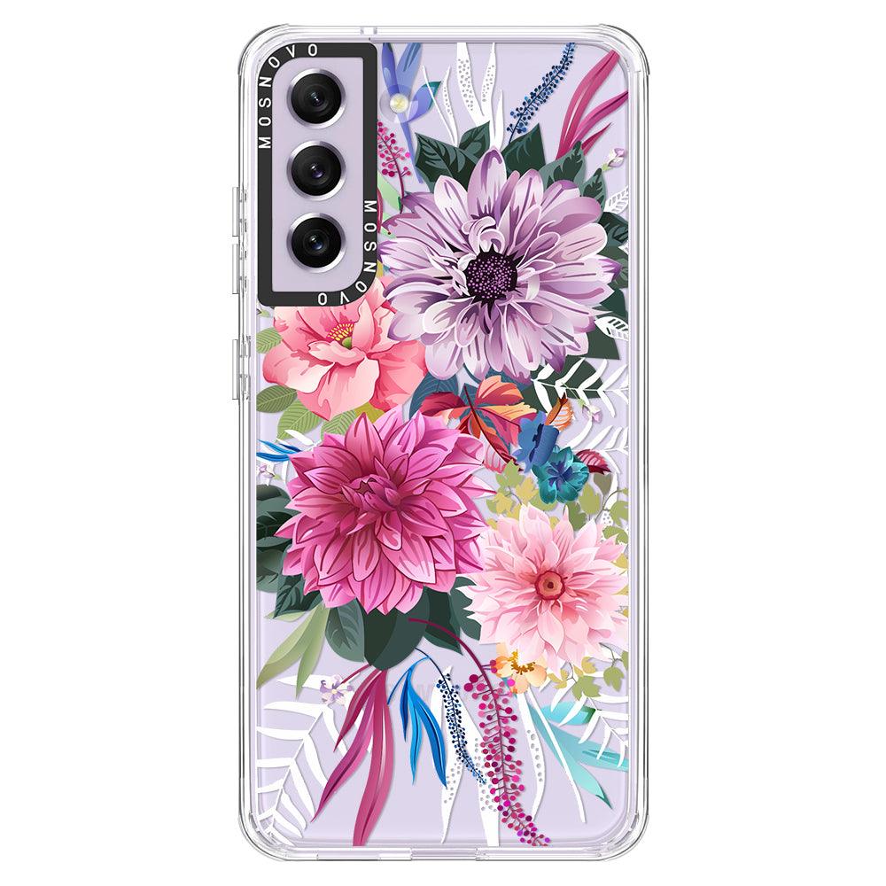 Dahlia Bloom Phone Case - Samsung Galaxy S21 FE Case