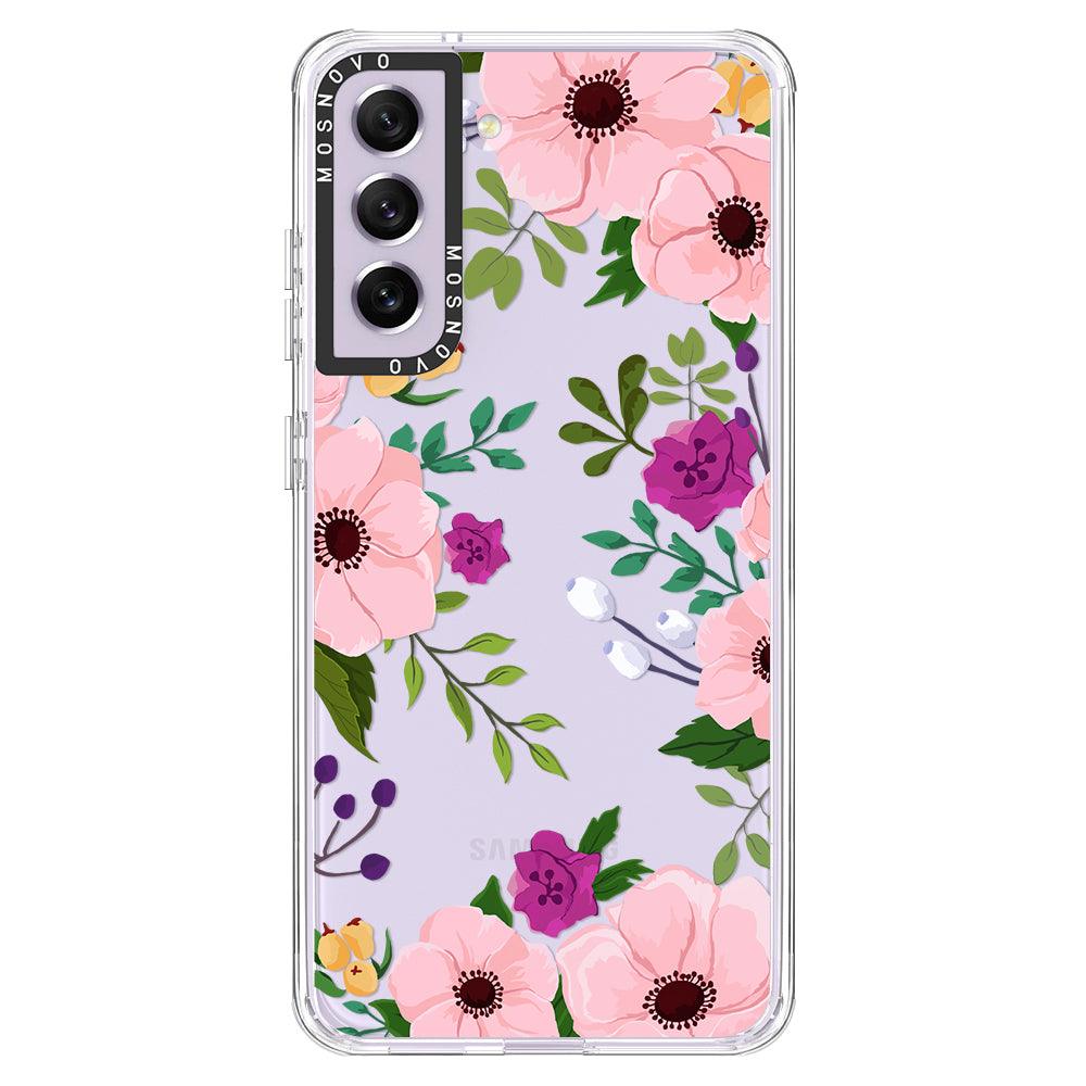 Watercolor Floral Phone Case - Samsung Galaxy S21 FE Case