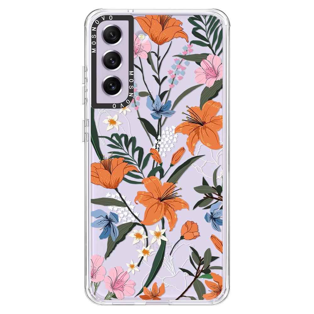 Lily Garden Phone Case - Samsung Galaxy S21 FE Case