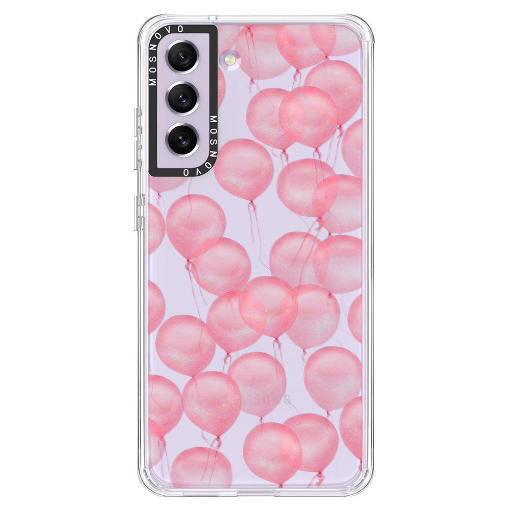 Pink Ballons Phone Case - Samsung Galaxy S21 FE Case