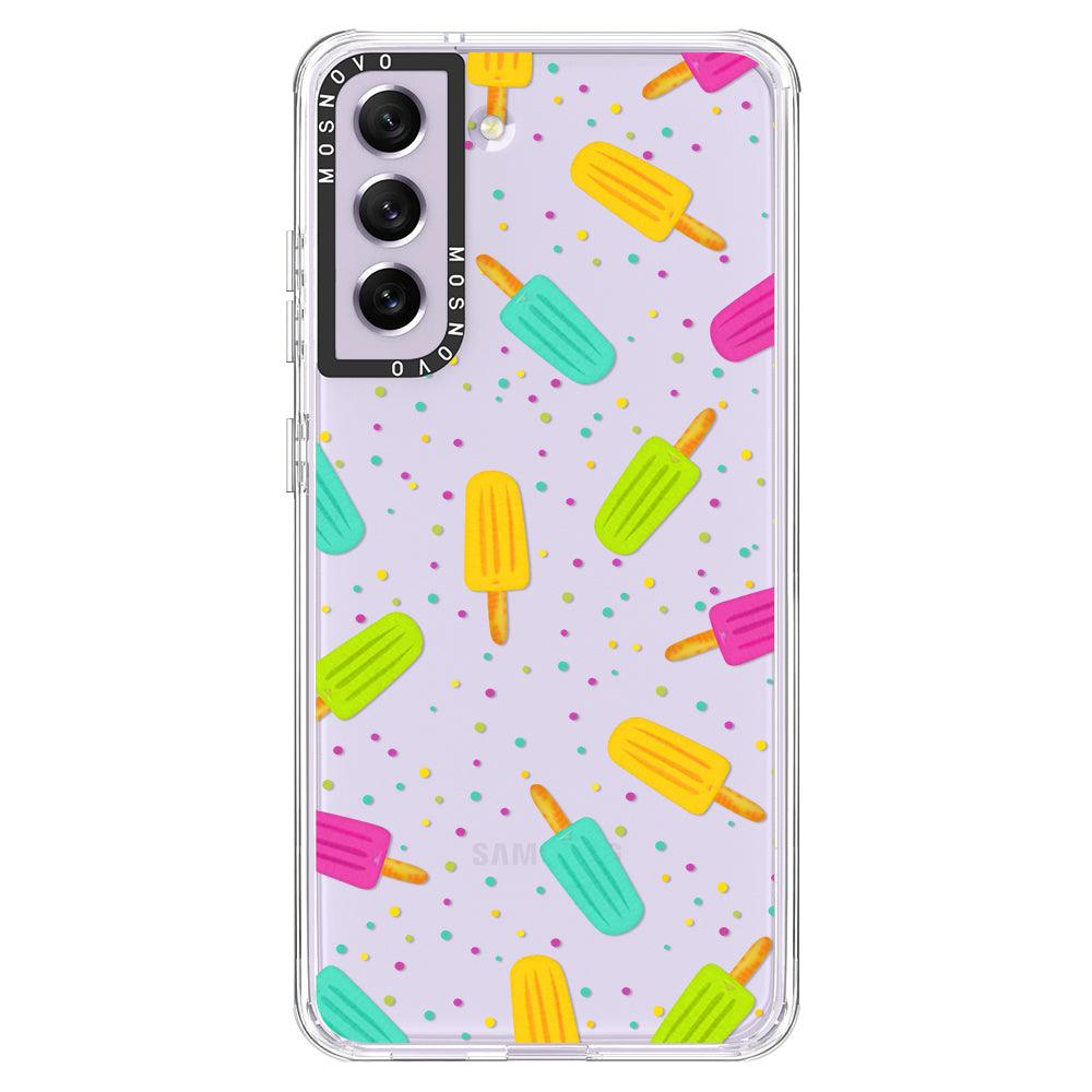 Rainbow Ice Pop Phone Case - Samsung Galaxy S21 FE Case