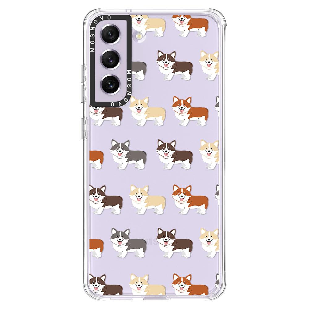 Adorable Corgi Phone Case - Samsung Galaxy S21 FE Case