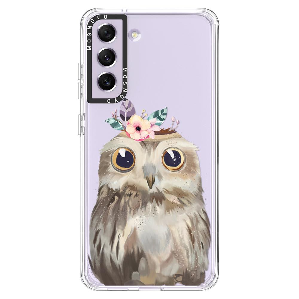 Cute Owl Phone Case - Samsung Galaxy S21 FE Case