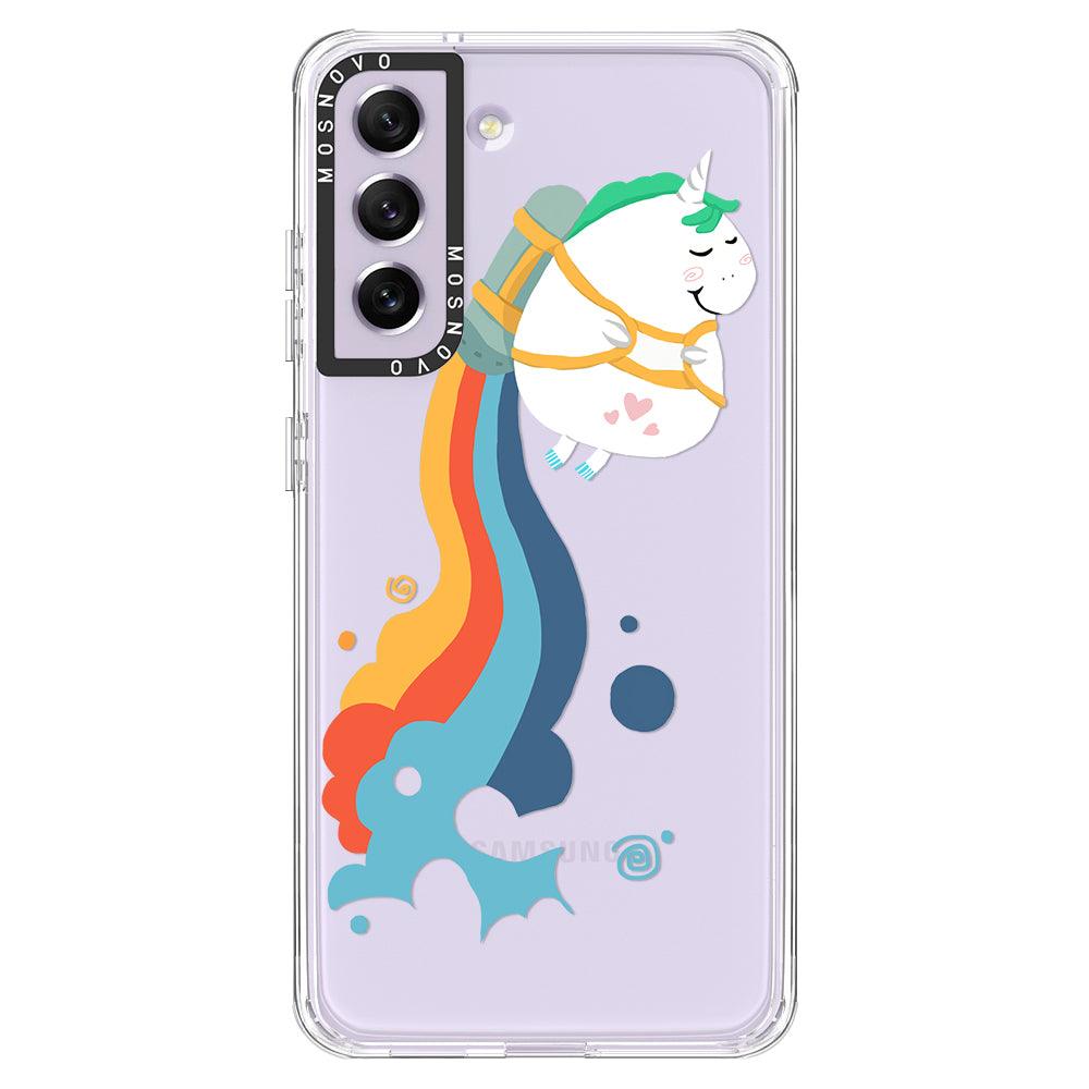 Rainbow Unicorn Phone Case - Samsung Galaxy S21 FE Case