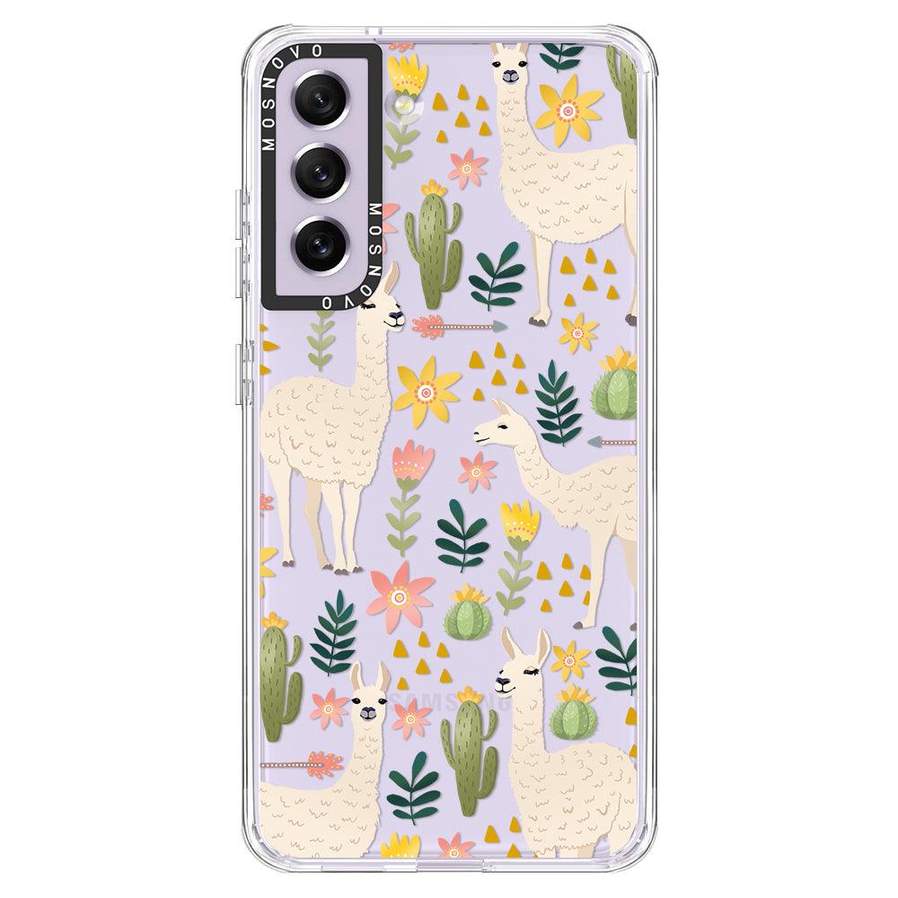 Desert Llama Phone Case - Samsung Galaxy S21 FE Case