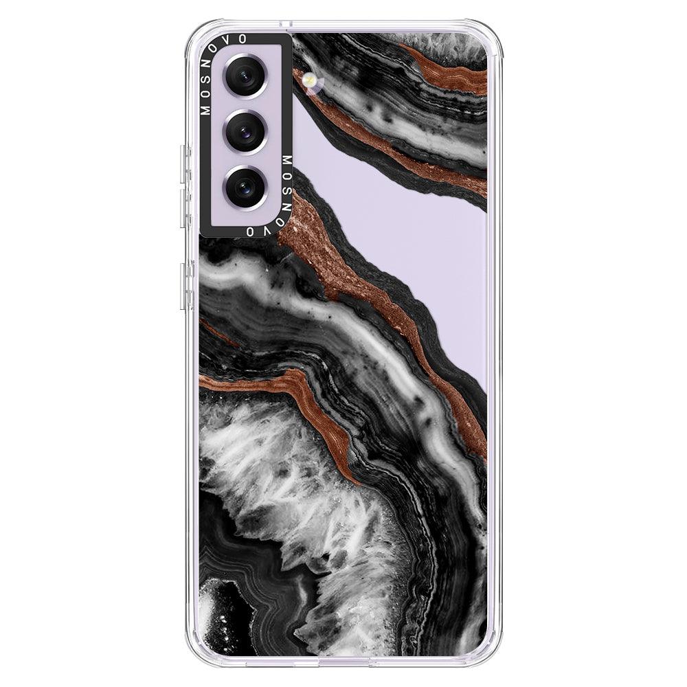 Black Agate Phone Case - Samsung Galaxy S21 FE Case