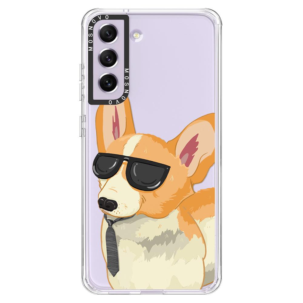 Fluffy Corgi Phone Case - Samsung Galaxy S21 FE Case