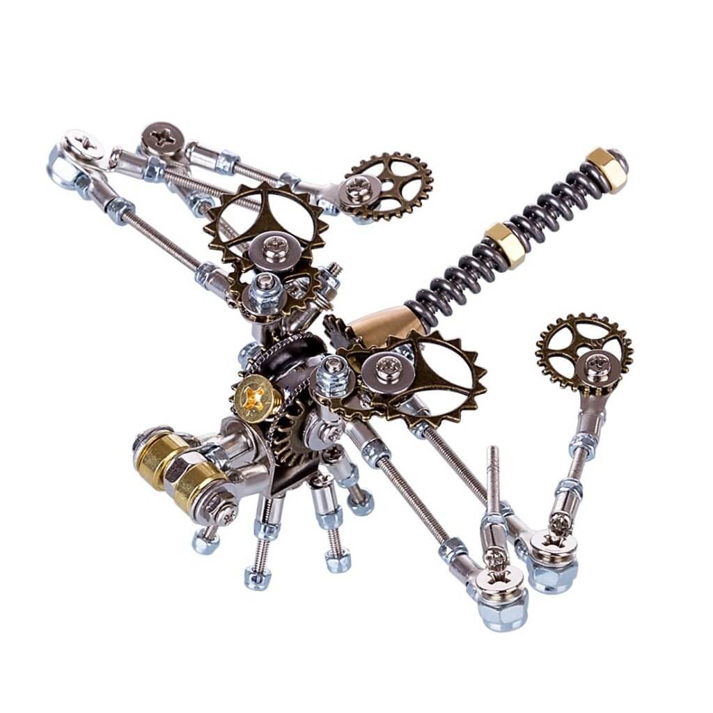 152Pcs 3D DIY Metal Mechanical Dragonfly Insect Puzzle Model Jigsaw