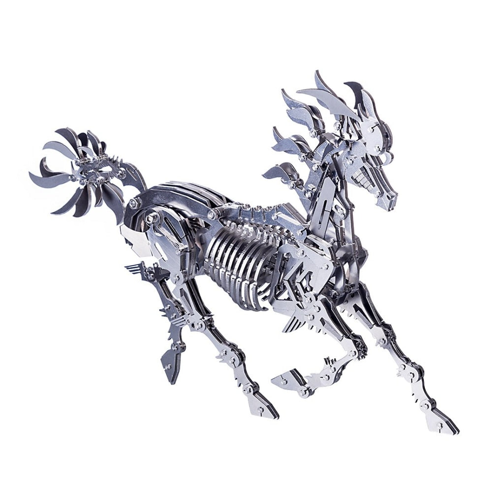 DIY 3D Stainless Steel Assembly Big Horse Model