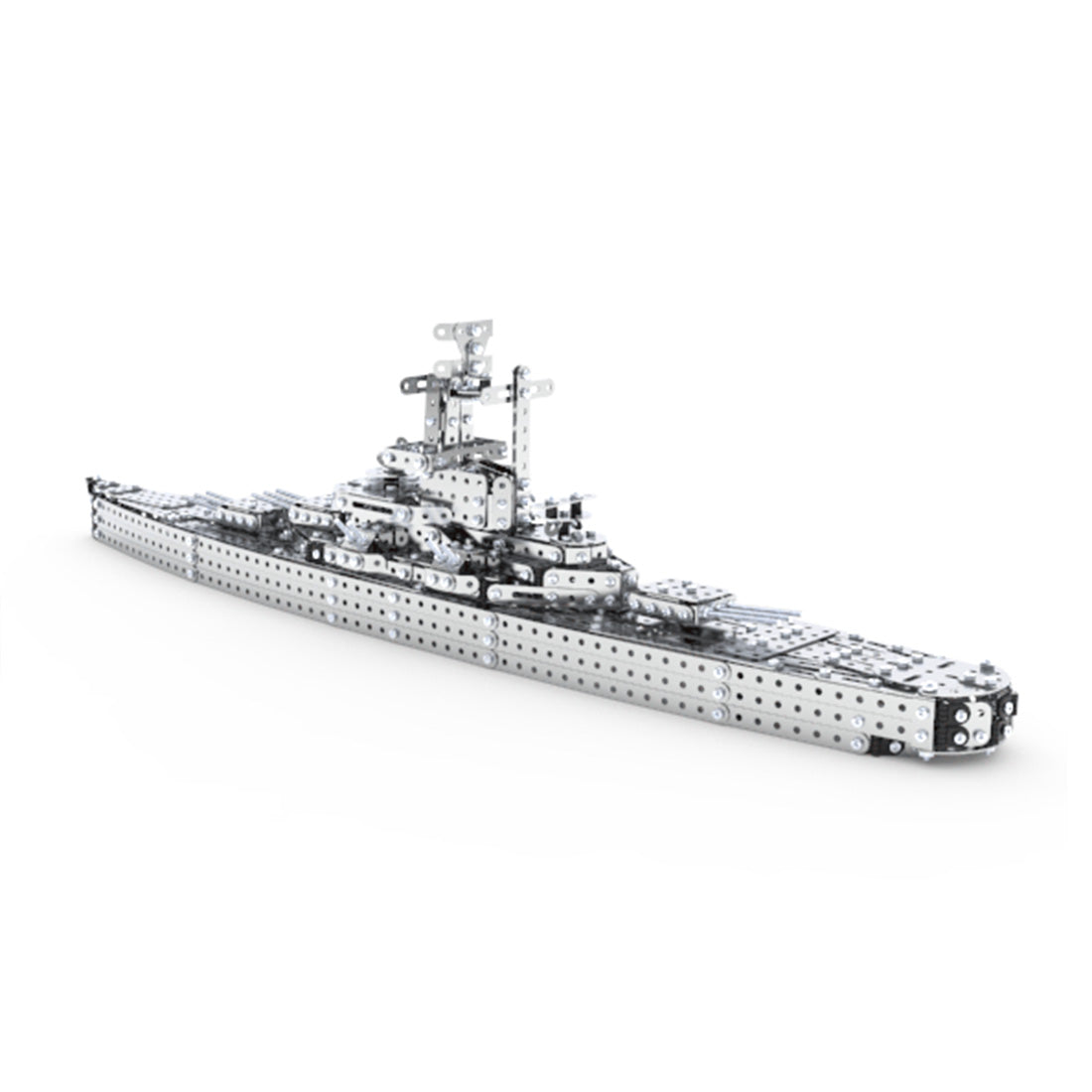 260Pcs DIY 3D Metal Battleship Metal Model Kits