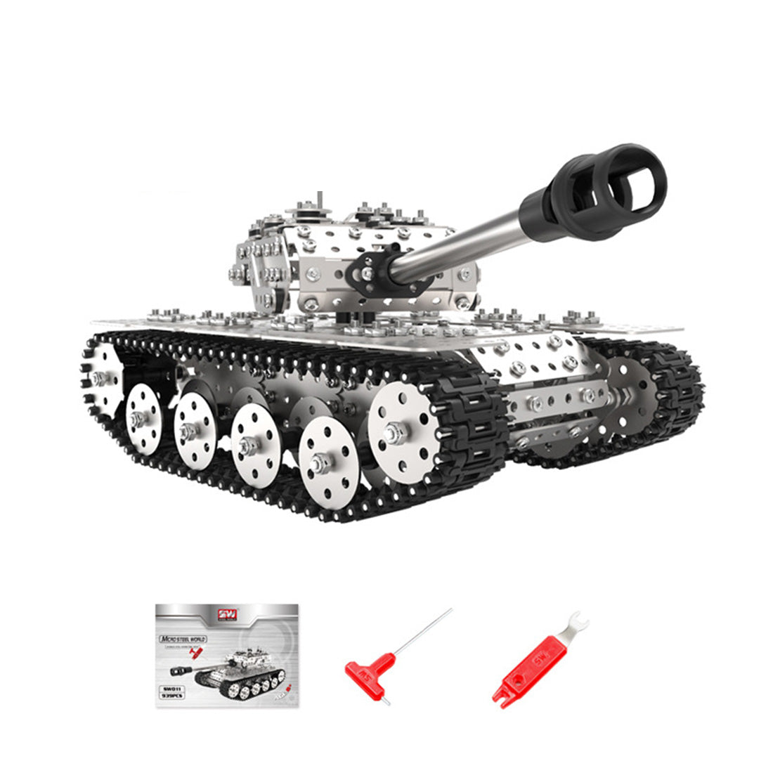 939Pcs DIY Tank Metal Model Kits Handmade Assembly 3D Metal Puzzle Toys