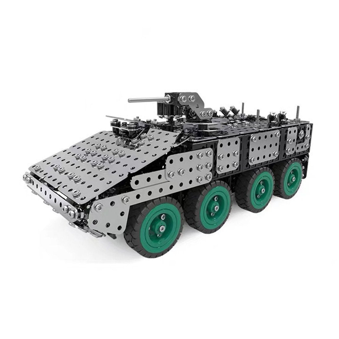 797Pcs 3D Metal Mechanical Military Armoured Vehicle Assembly Scew Puzzle Model Kit Toy