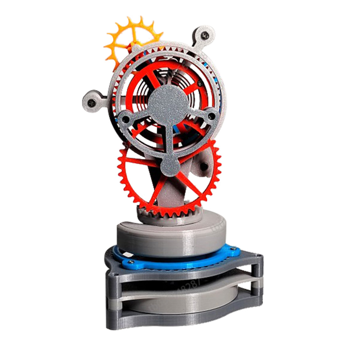 3D Printed Triple-Axis Tourbillon Clock Model DIY Assembly Toys